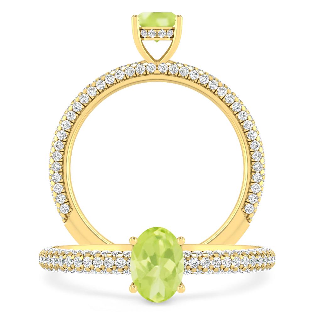 Yellow Gold - Peridot