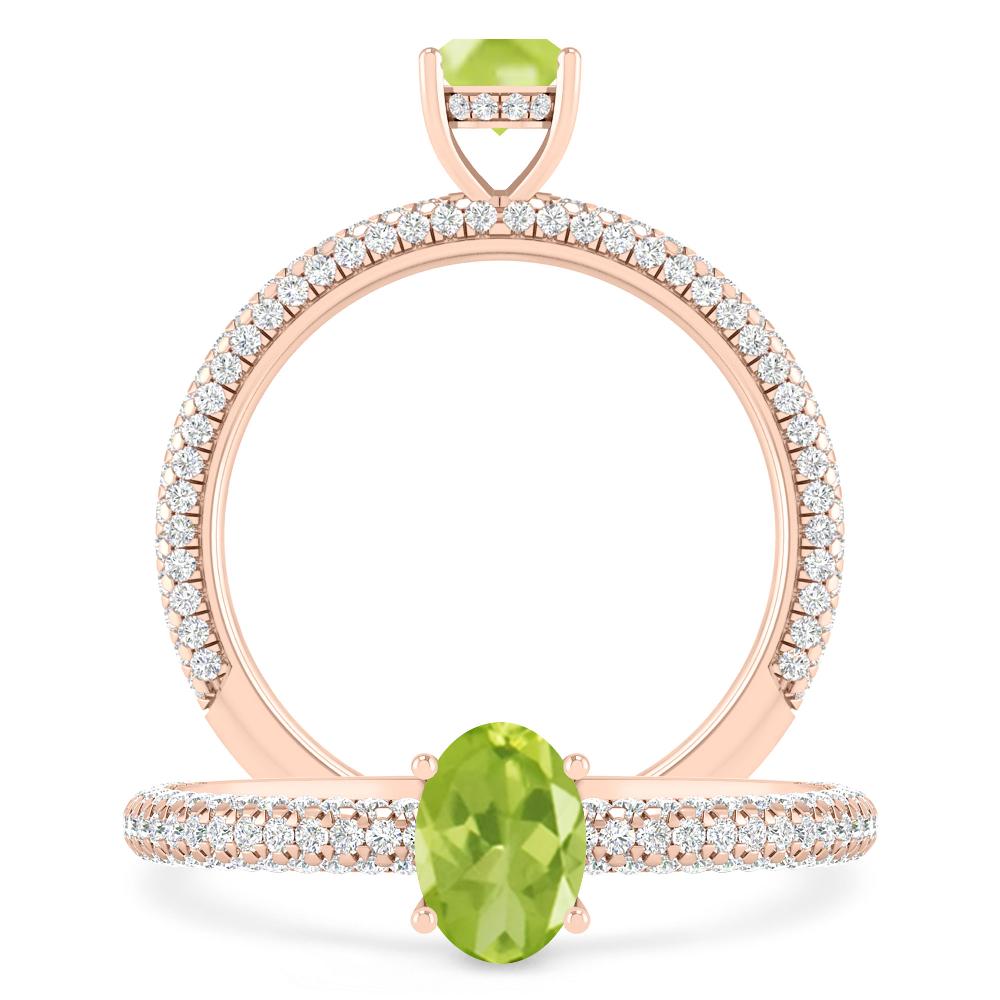 Rose Gold - Peridot