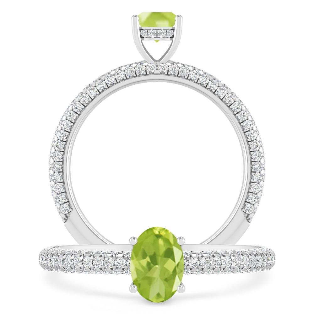 White Gold - Peridot