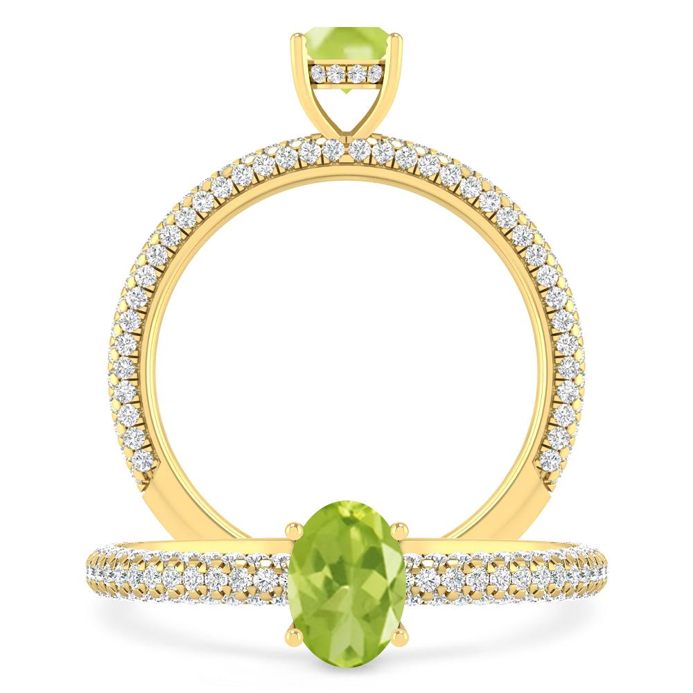 Yellow Gold - Peridot