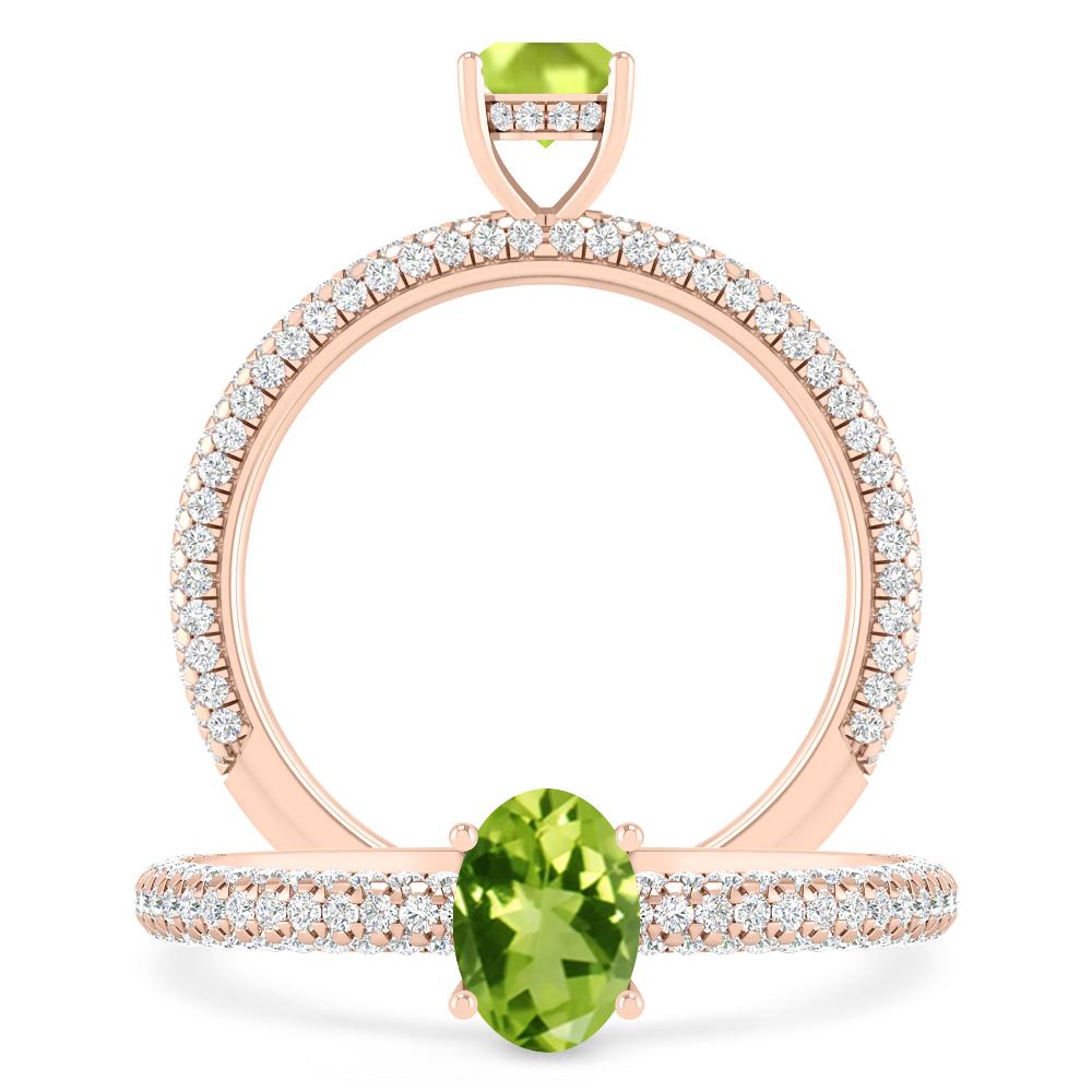 Rose Gold - Peridot