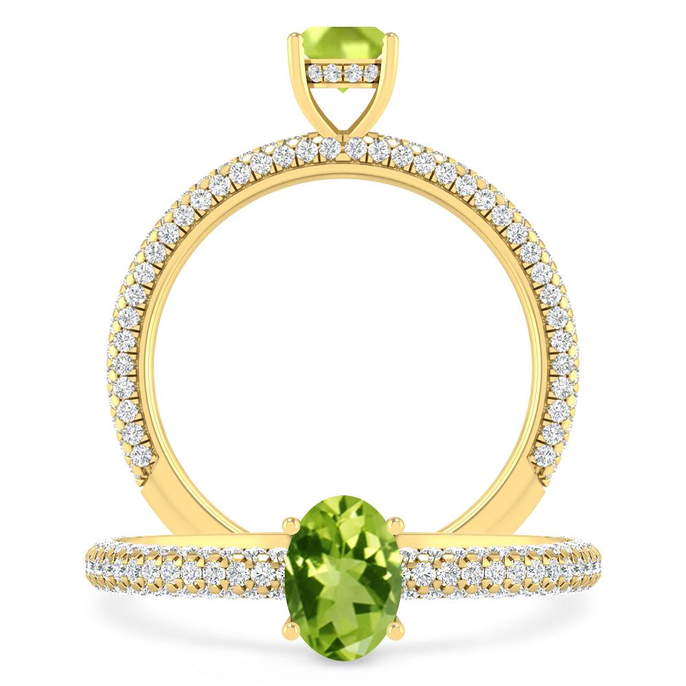 Yellow Gold - Peridot