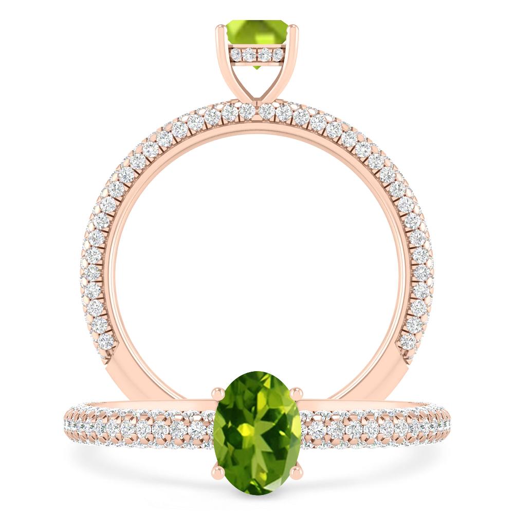 Rose Gold - Peridot