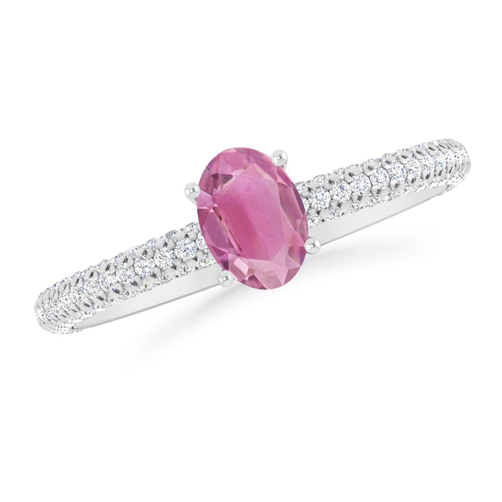 White Gold - Pink Tourmaline