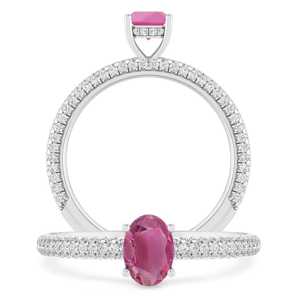 White Gold - Pink Tourmaline