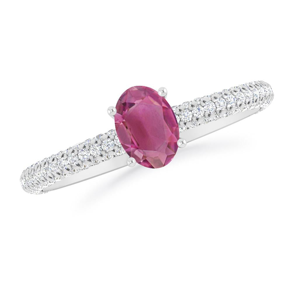 White Gold - Pink Tourmaline