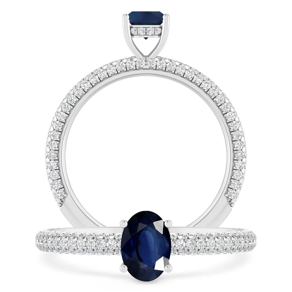 White Gold - Sapphire