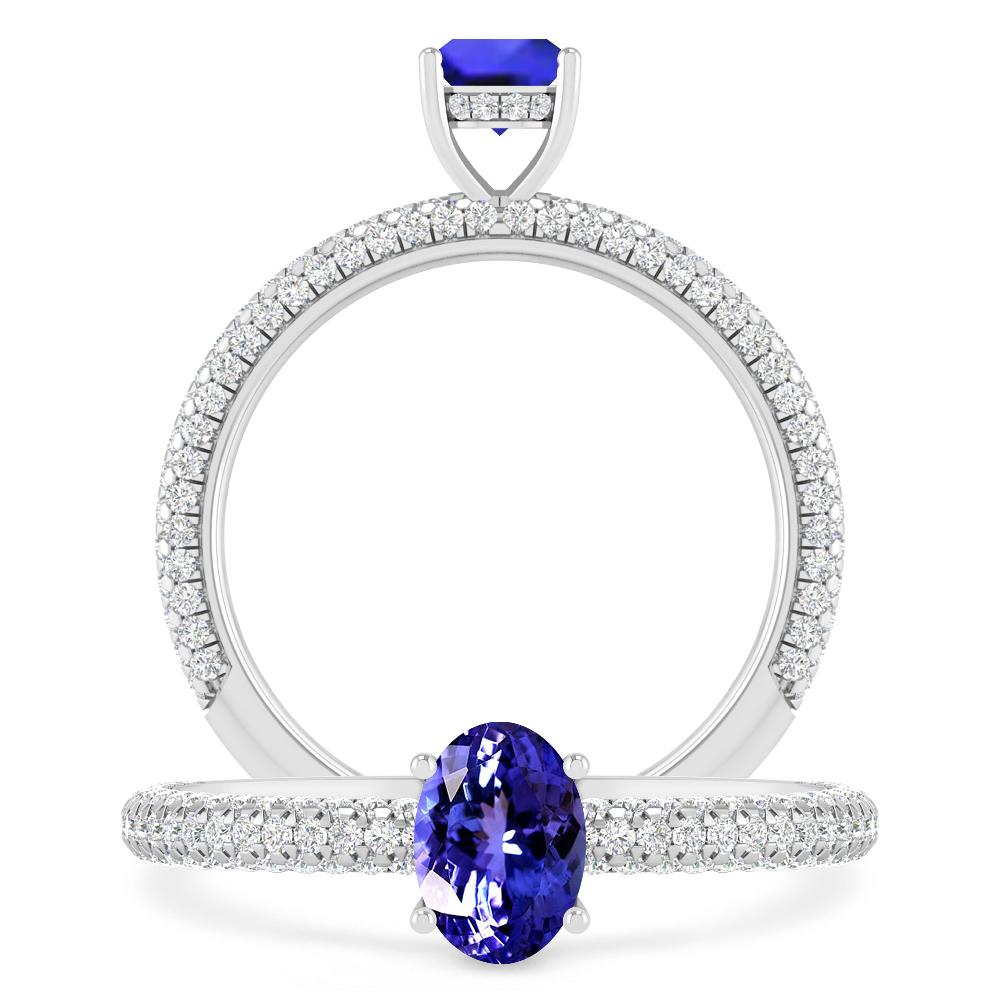 White Gold - Tanzanite