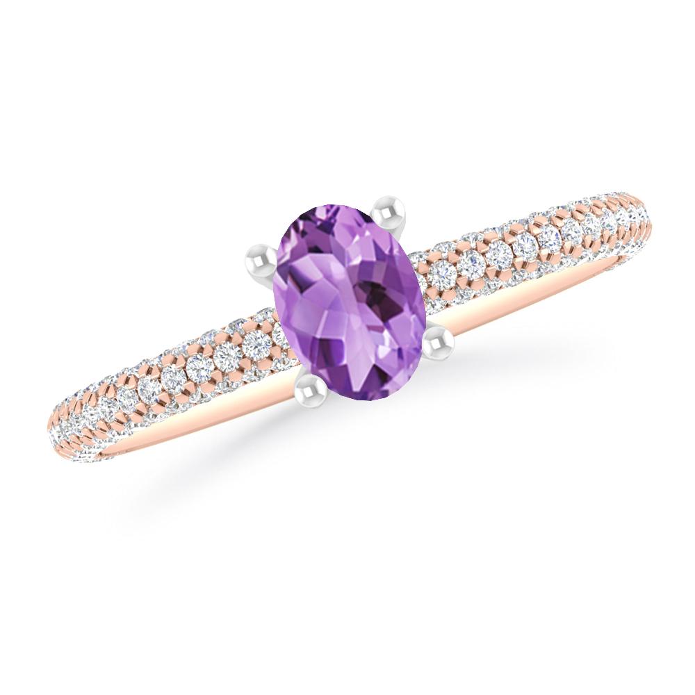 Rose Gold - Amethyst