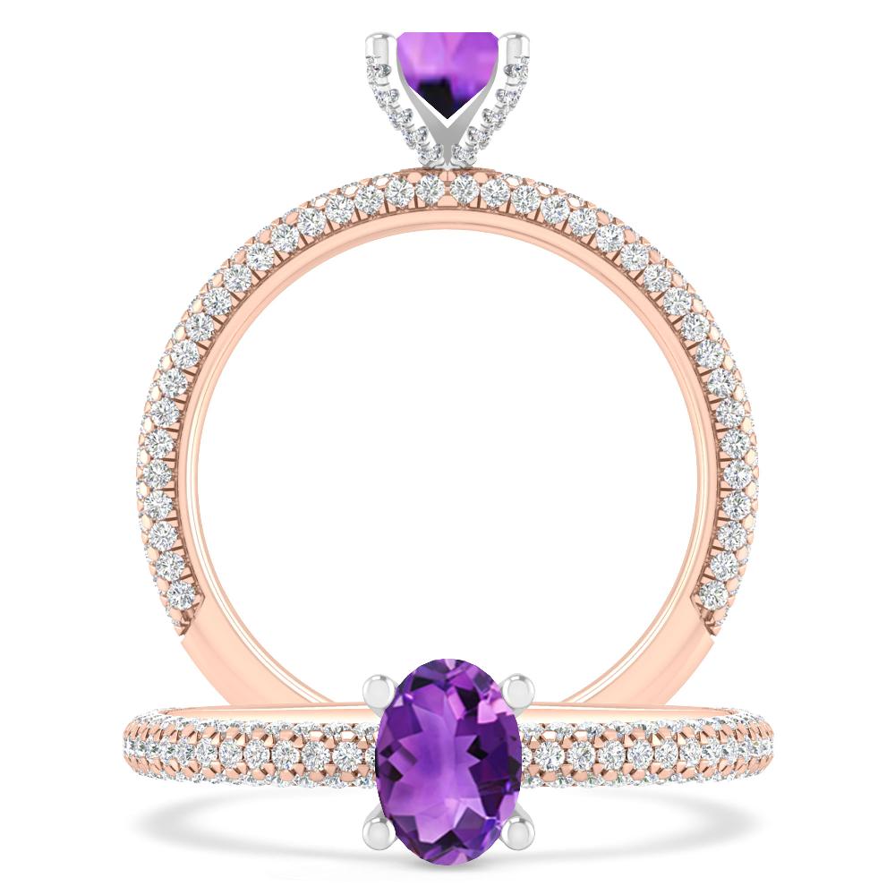 Rose Gold - Amethyst