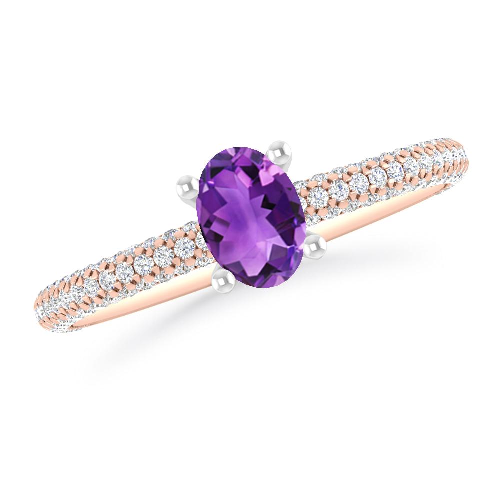 Rose Gold - Amethyst