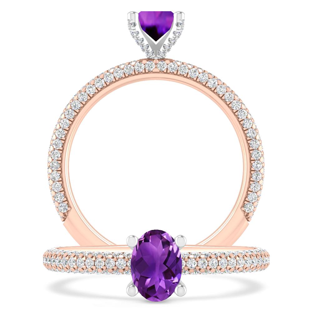 Rose Gold - Amethyst