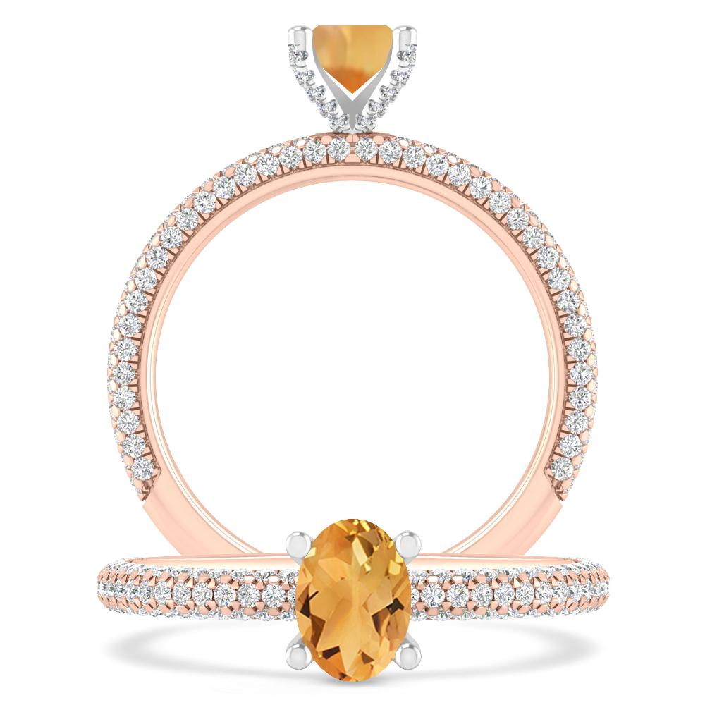 Rose Gold - Citrine