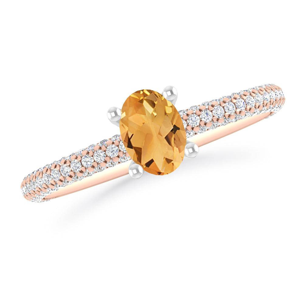 Rose Gold - Citrine