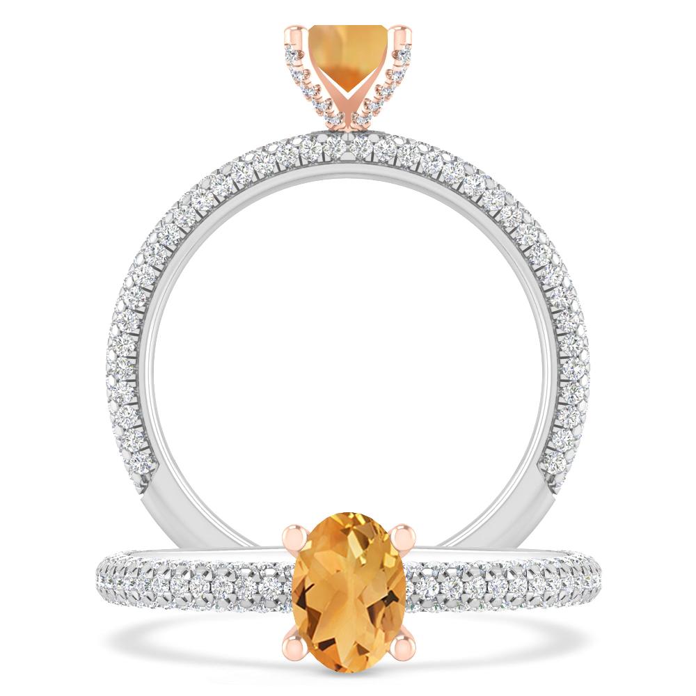 White Gold - Citrine