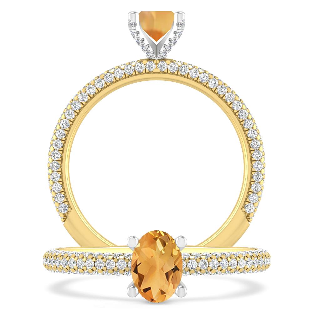 Yellow Gold - Citrine