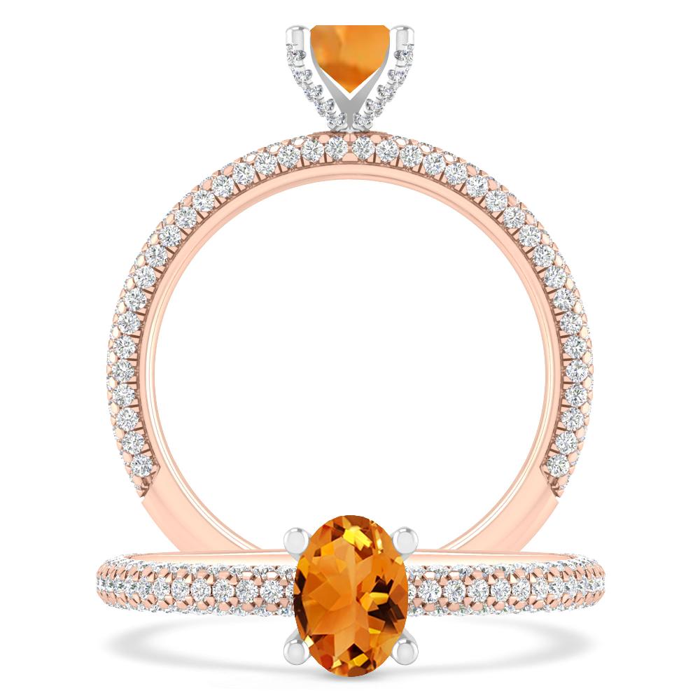 Rose Gold - Citrine