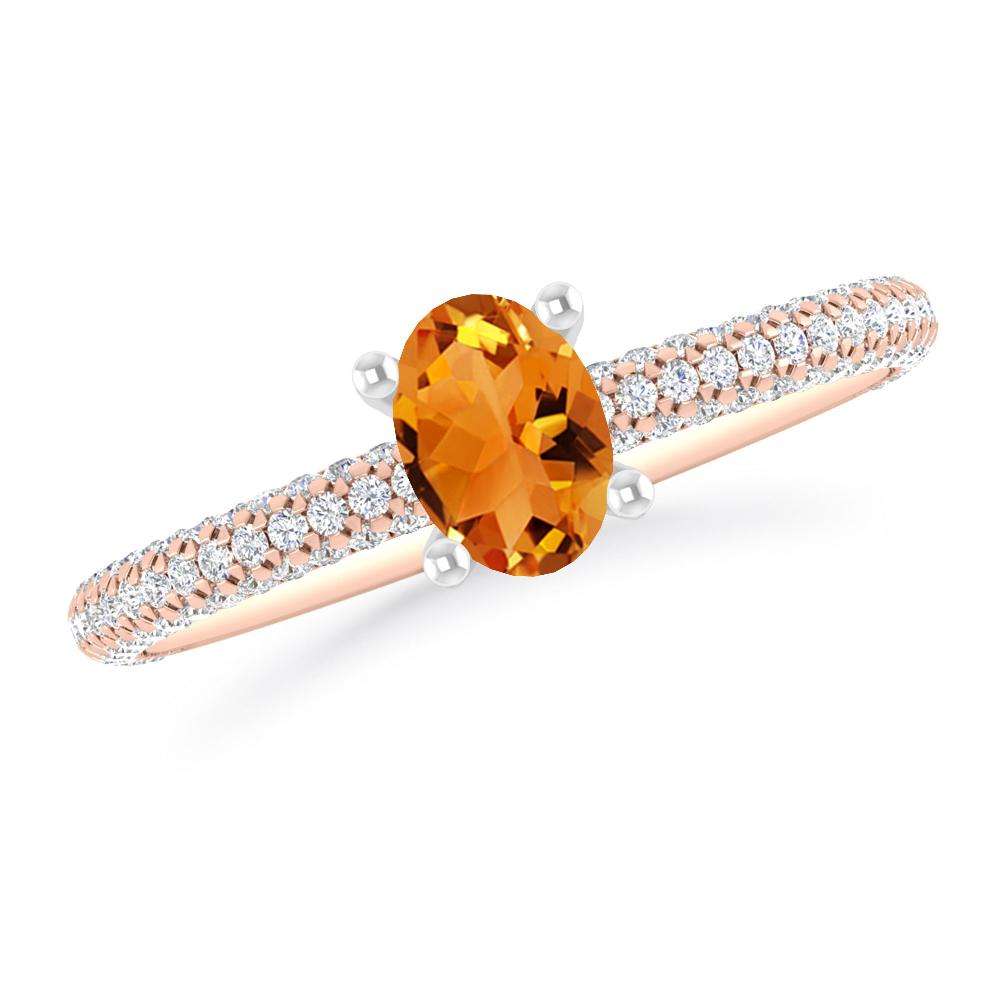 Rose Gold - Citrine