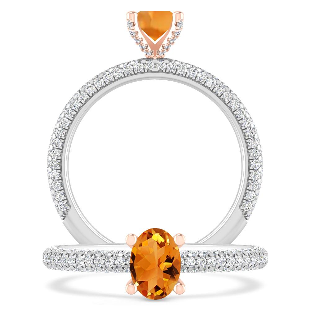 White Gold - Citrine