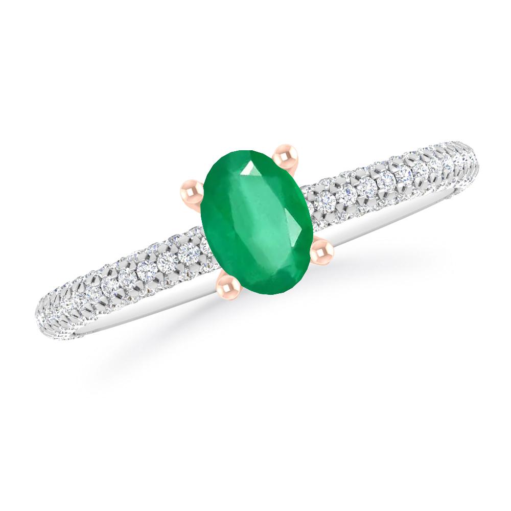 White Gold - Emerald