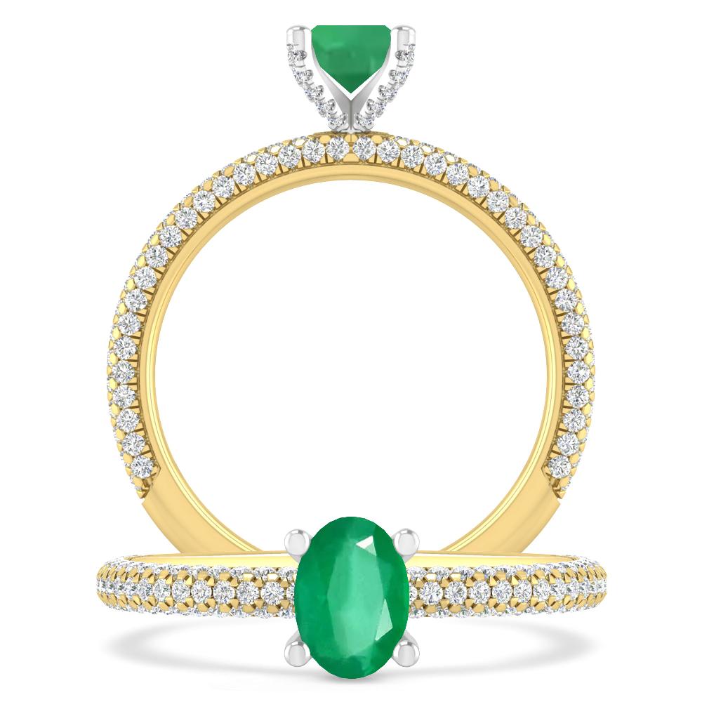 Yellow Gold - Emerald