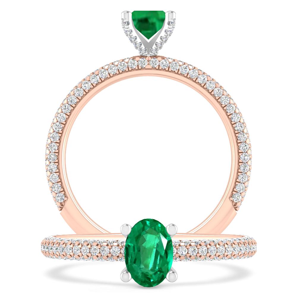 Rose Gold - Emerald