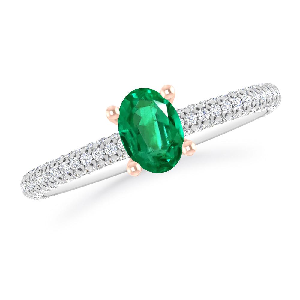 White Gold - Emerald