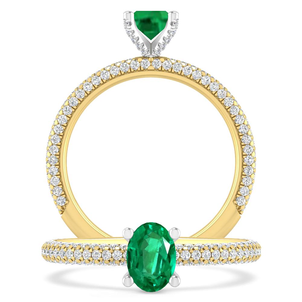 Yellow Gold - Emerald