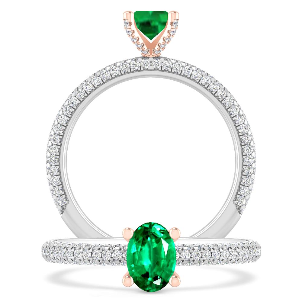 White Gold - Emerald