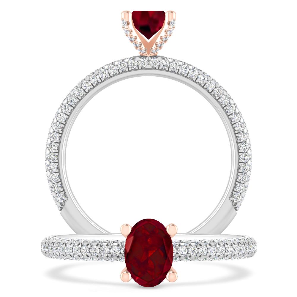 White Gold - Garnet