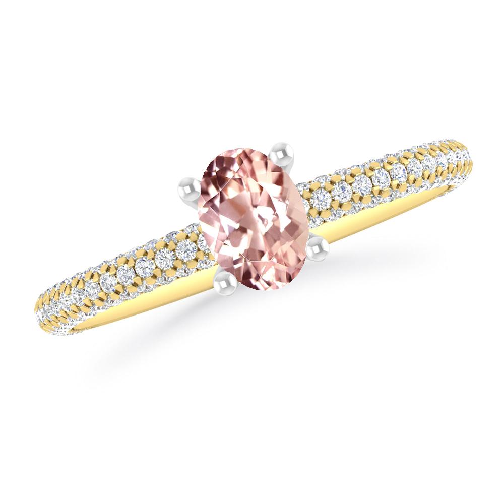 Yellow Gold - Morganite