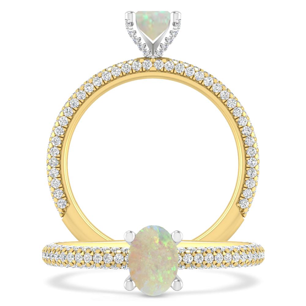 Yellow Gold - Opal