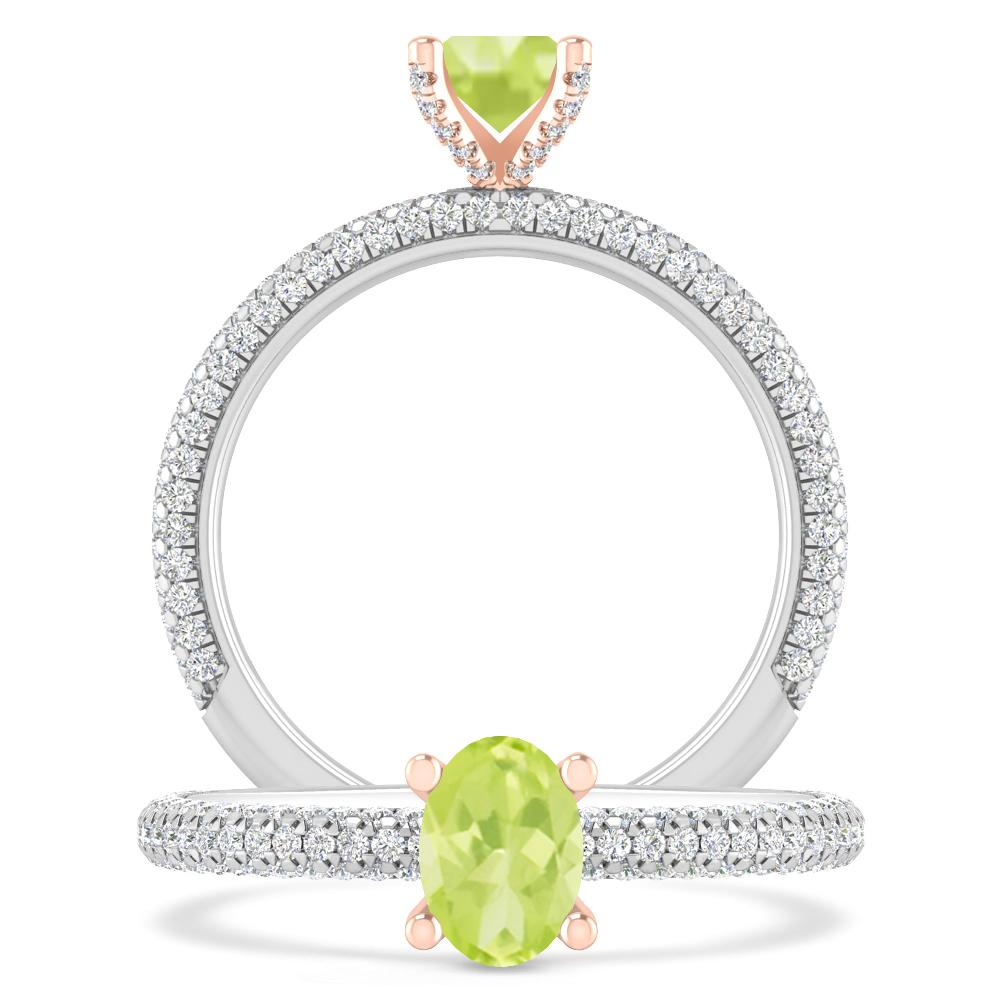 White Gold - Peridot