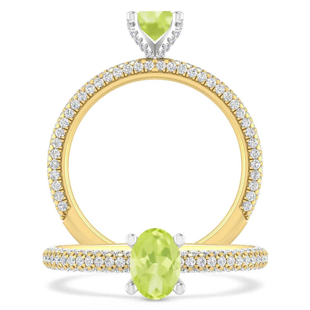 Yellow Gold - Peridot
