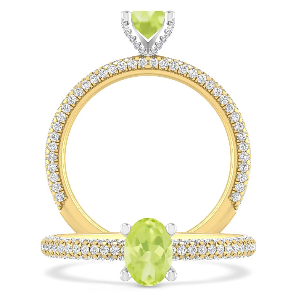 Yellow Gold - Peridot