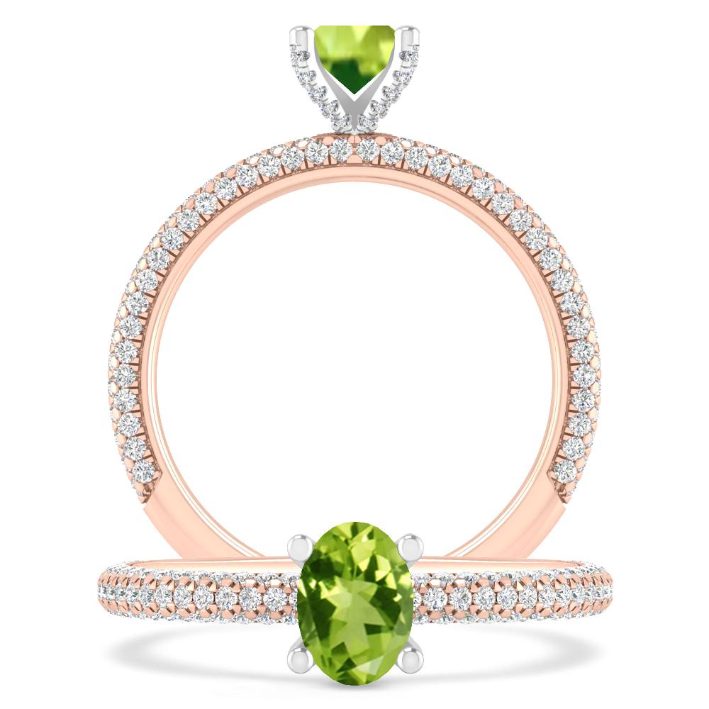 Rose Gold - Peridot