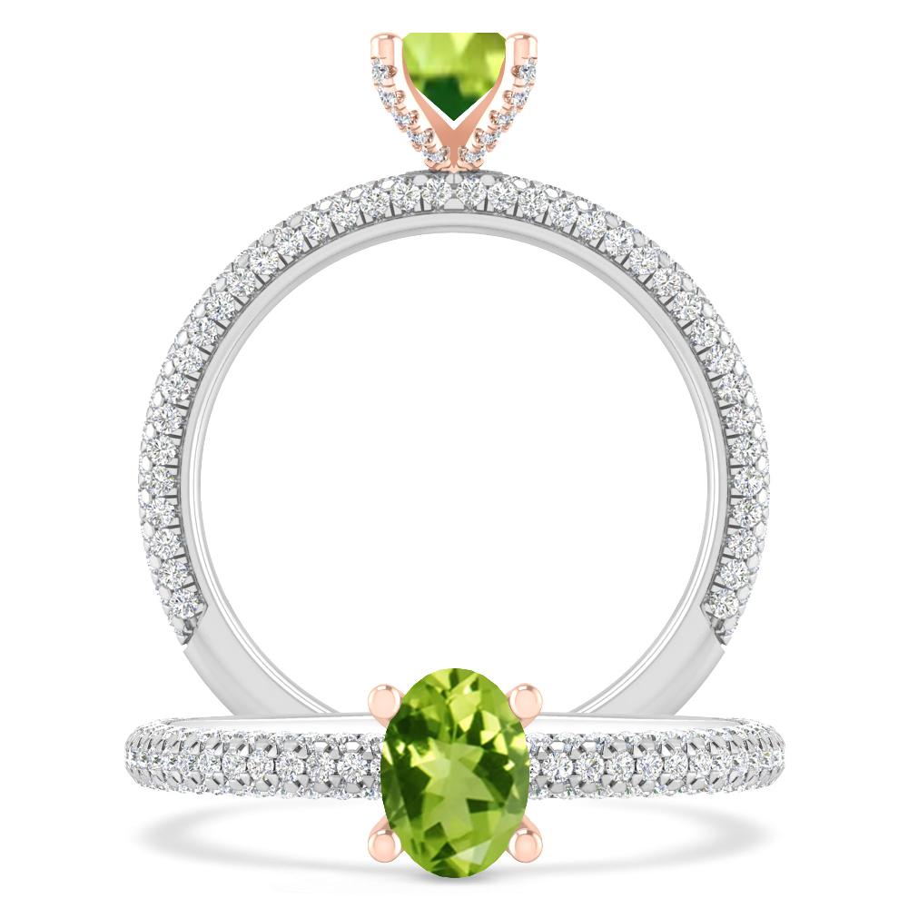 White Gold - Peridot