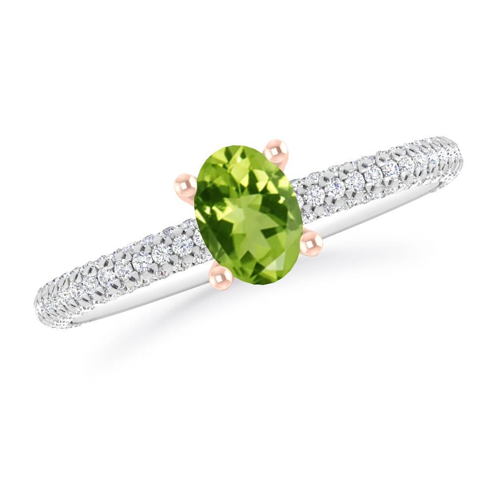 White Gold - Peridot