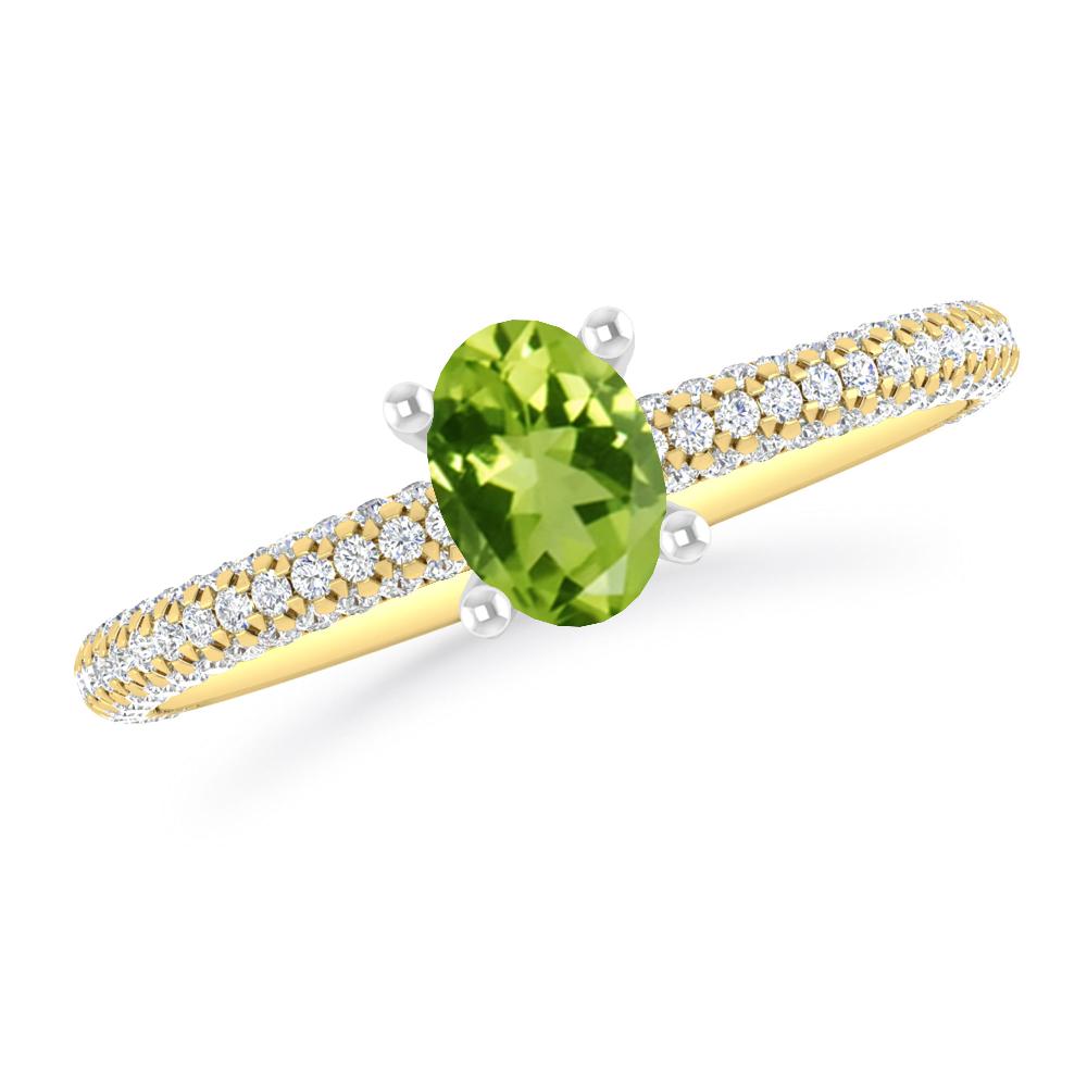 Yellow Gold - Peridot