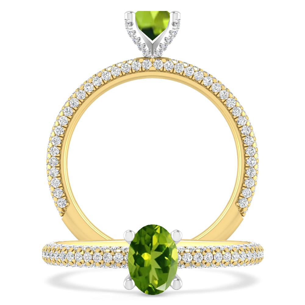 Yellow Gold - Peridot