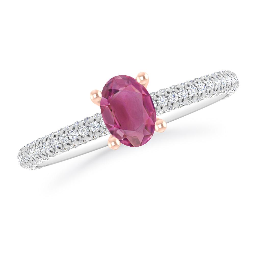 White Gold - Pink Tourmaline