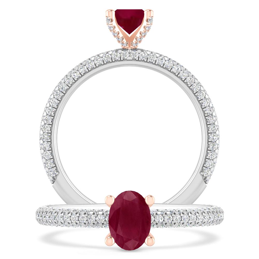 White Gold - Ruby