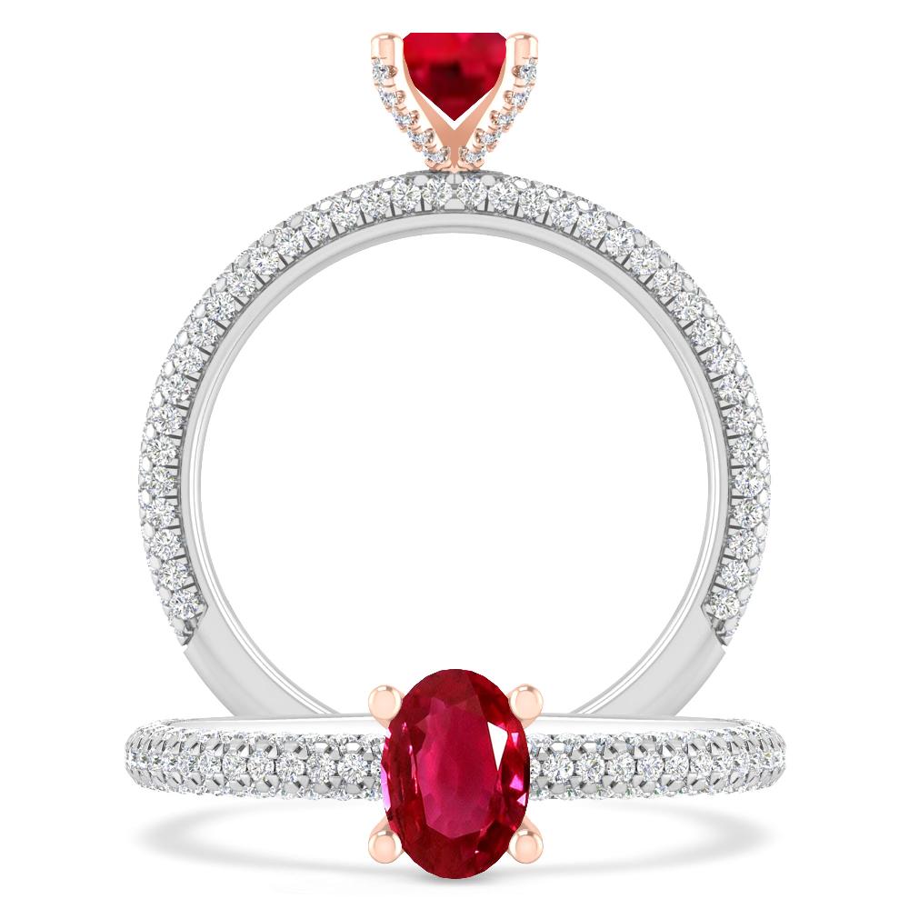 White Gold - Ruby