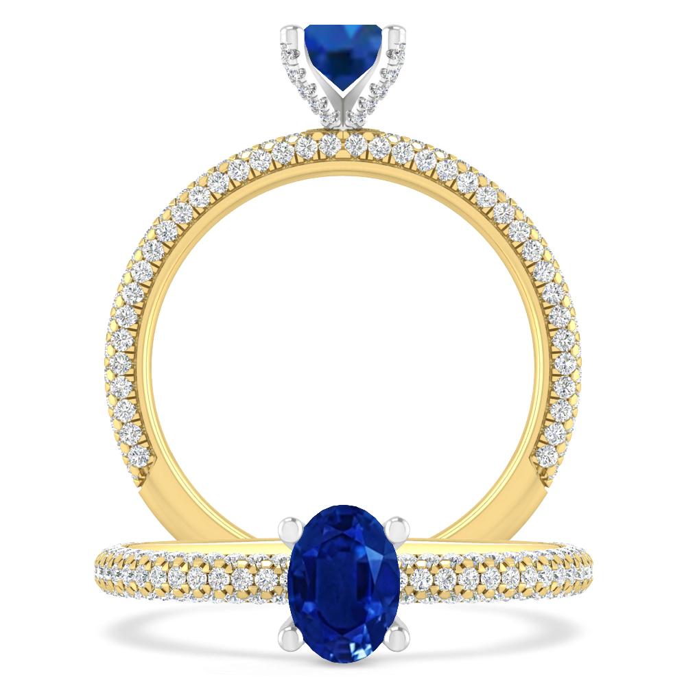 Yellow Gold - Sapphire