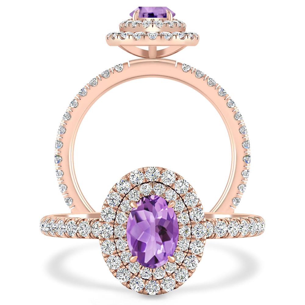 Rose Gold - Amethyst