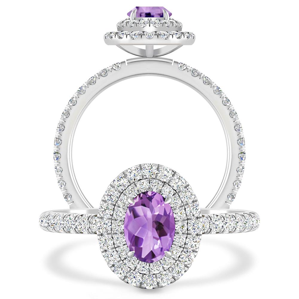 White Gold - Amethyst