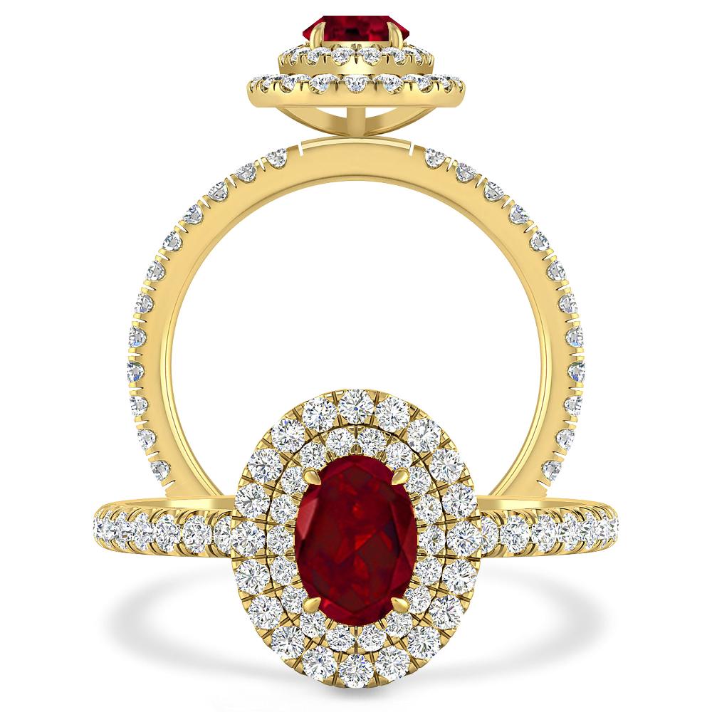 Yellow Gold - Garnet