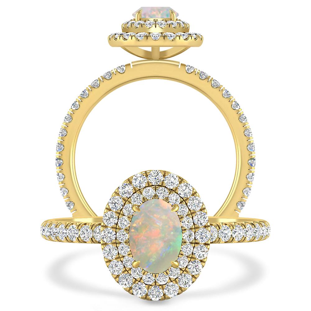 Yellow Gold - Opal