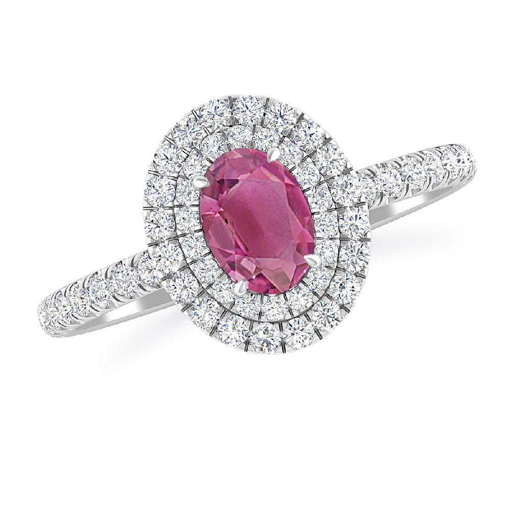 White Gold - Pink Tourmaline