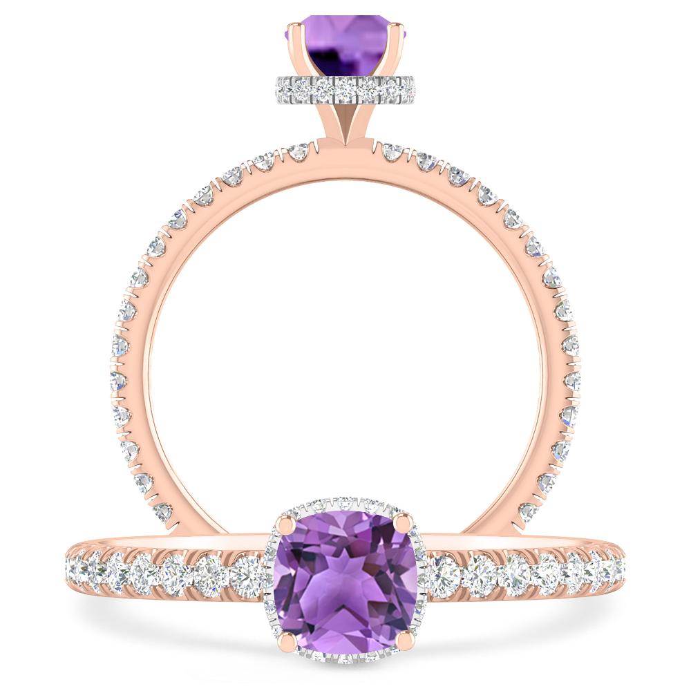 Rose Gold - Amethyst